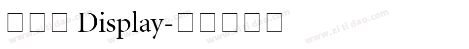 りょう Display字体转换